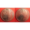 Италия, 100 лир, обращение. Года: 1955, 1962, 1976, 1978