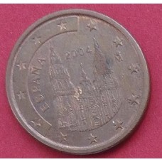 Испания, 5 евроцентов, обращение. Года: 1999, 2004, 2005, 2006