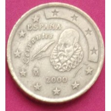 Испания,  50 евроцентов, обращение. Года: 1999, 2000