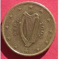 Ирландия,  10 евроцентов, обращение. Год: 2002