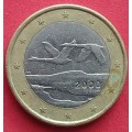 Финляндия, 1 евро, обращение. Год: 2000