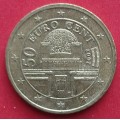 Австрия,  50 евроцентов, обращение. Год: 2002