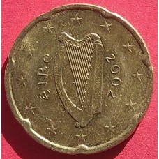 Ирландия, 20 евроцентов, обращение. Года: 2002, 2005