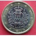 Сан-Марино, 1 евро, обращение. Год: 2015