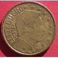 Люксембург,  10 евроцентов, обращение. Год: 2015