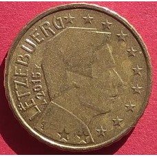 Люксембург, 10 евроцентов, обращение. Год: 2015