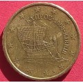 Кипр,  10 евроцентов, обращение. Год: 2008
