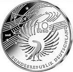 10 евро Германия 2006 год 250 лет со дня рождения В.А. Моцарта