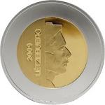 5 евро Люксембург 2009 год Обыкновенная пустельга