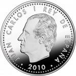 10 евро Испания 2010 год Всемирная универсальная выставка ЭКСПО-2010 в Шанхае