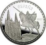 50 евро Испания 2007 год Песня о Сиде Кампеадоре